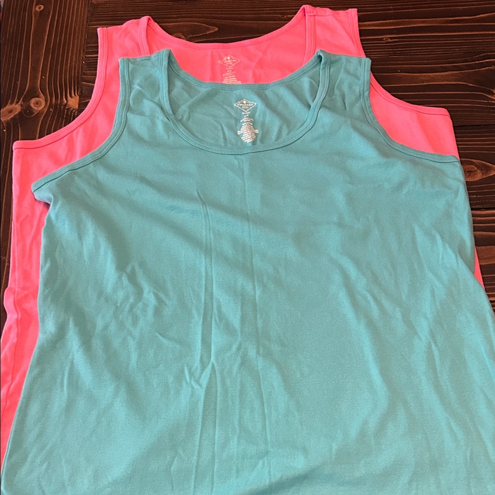 Women’s Tank Tops - Mint and Pink